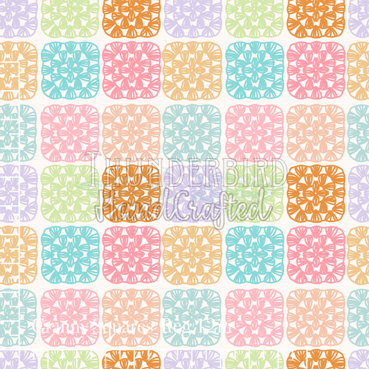 Granny Squares Reg 12in - PREORDER