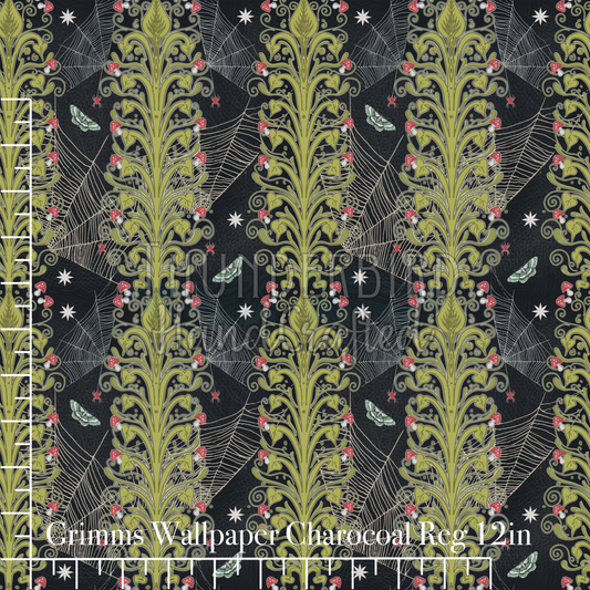Grimms Wallpaper Charcoal Reg 12in EXCLUSIVE - PREORDER