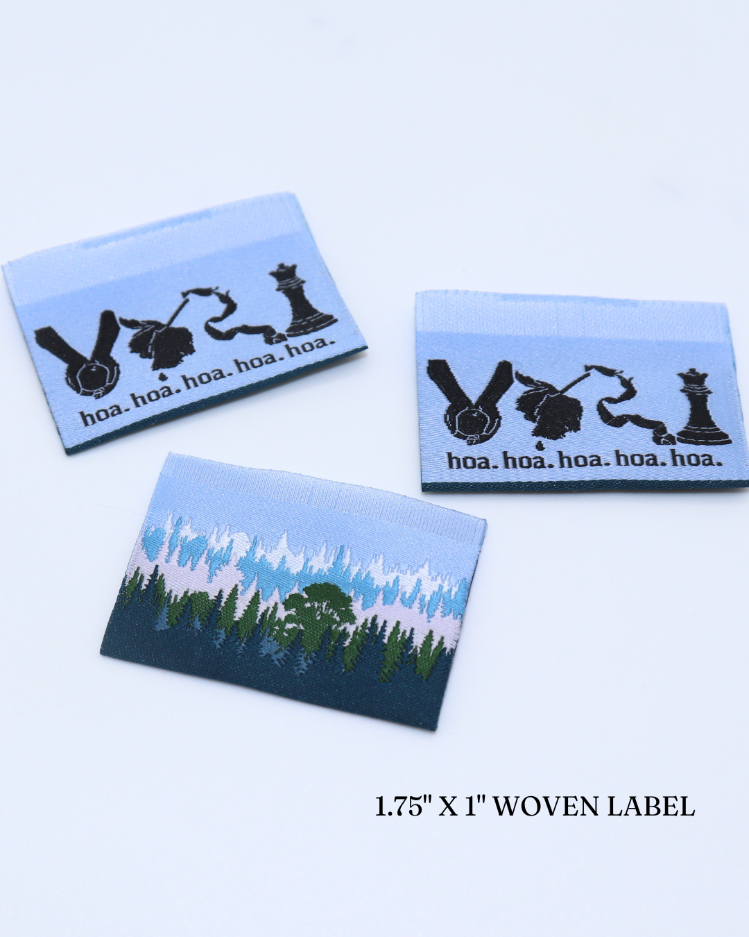 "Hoa Hoa Hoa Hoa Hoa" Woven Label (3 pack)