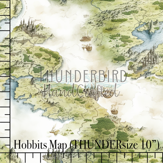 Hobbits Map (THUNDERsize 10")