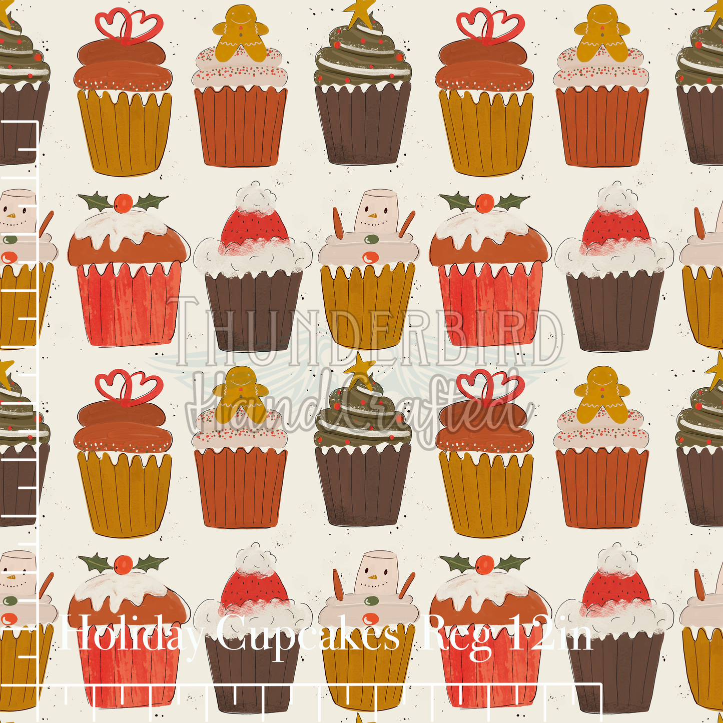 Holiday Cupcakes Reg 12in
