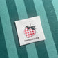 Minki Kim Gingham Strawberry Handmade Woven Label