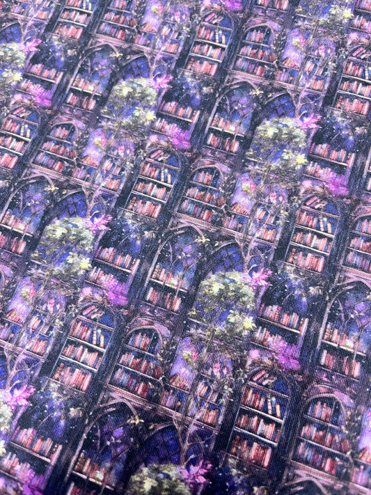 Gothic Watercolor Library (SM Size) - 2 yards Sport Lycra