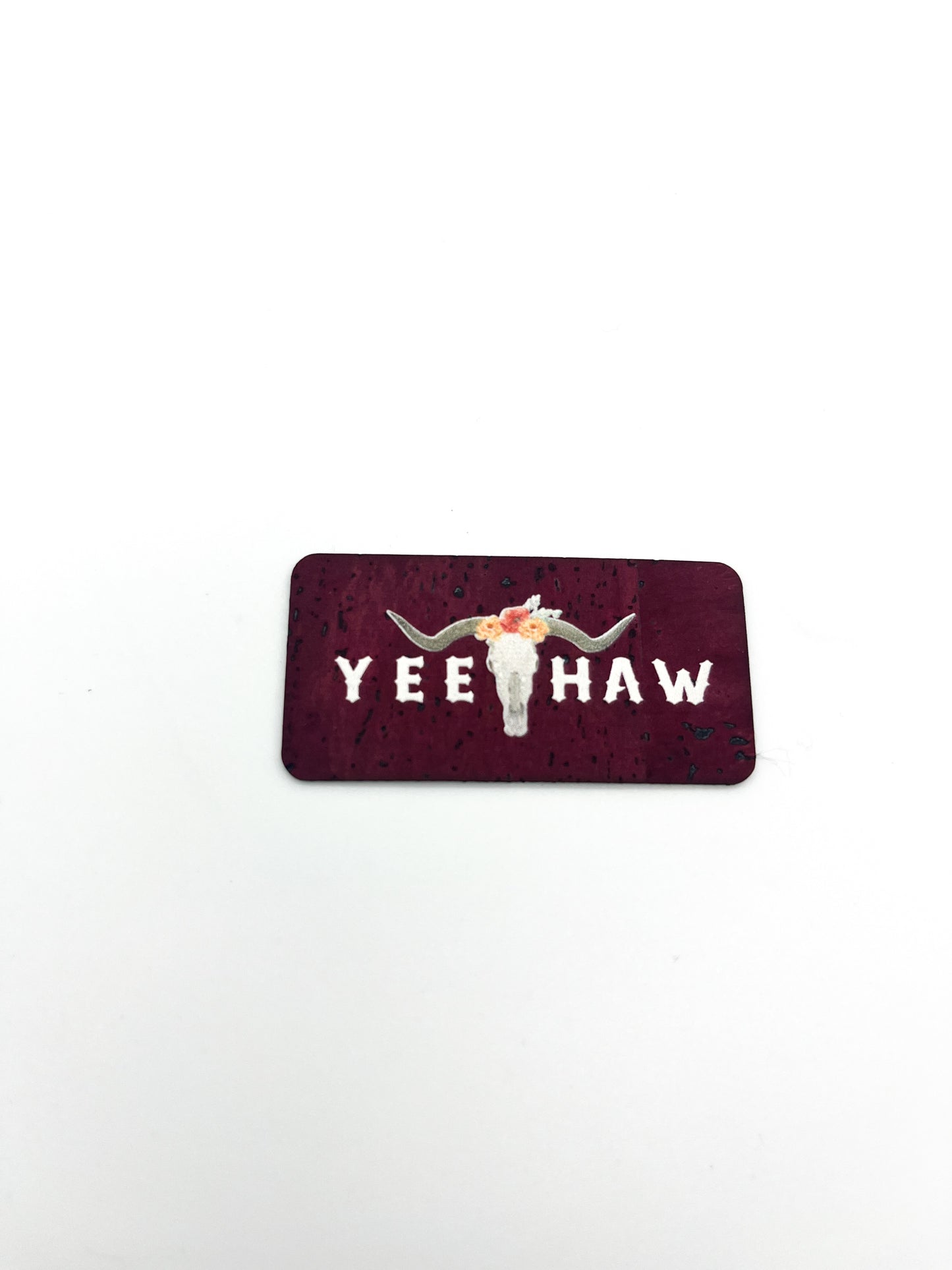 "Yee Haw" Cork Tag - Set of 3
