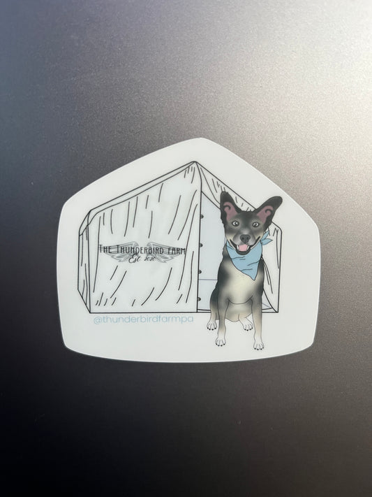 "Camping Apollo" Sticker