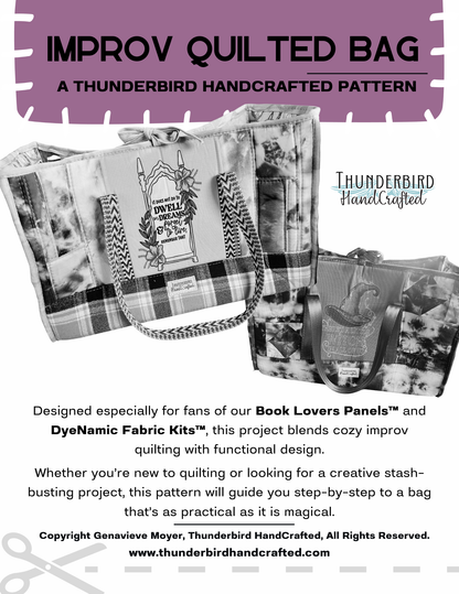 Quilted Tote Bag Digital Pattern