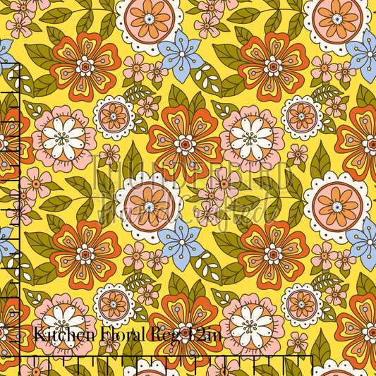 Kitchen Floral 12in - PREORDER