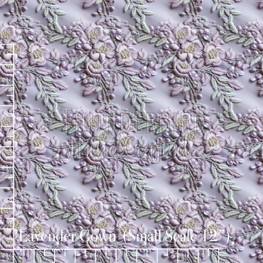 Embroidered Dress Lavendar Reg 12in - PREORDER