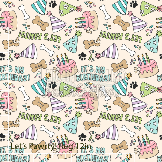 Let's Pawrty! Reg 12in - PREORDER