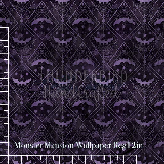 Monster Mansion Wallpaper Reg 12in EXCLUSIVE