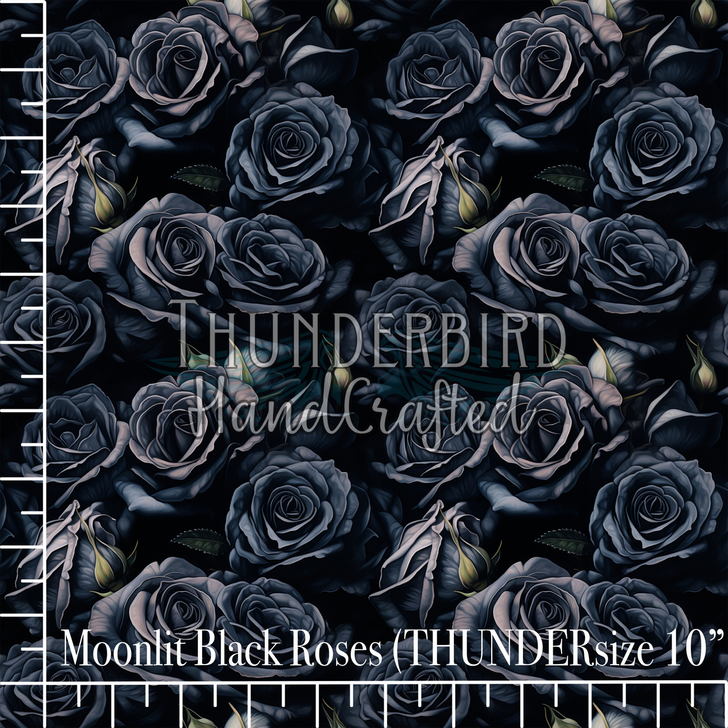 Moonlit Black Roses (THUNDERsize)