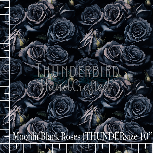 Moonlit Black Roses (THUNDERsize)