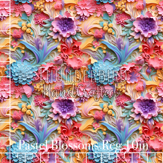 Pastel Blossoms (Reg 10in)