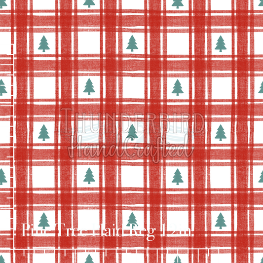 Pine Tree Plaid Reg 12in