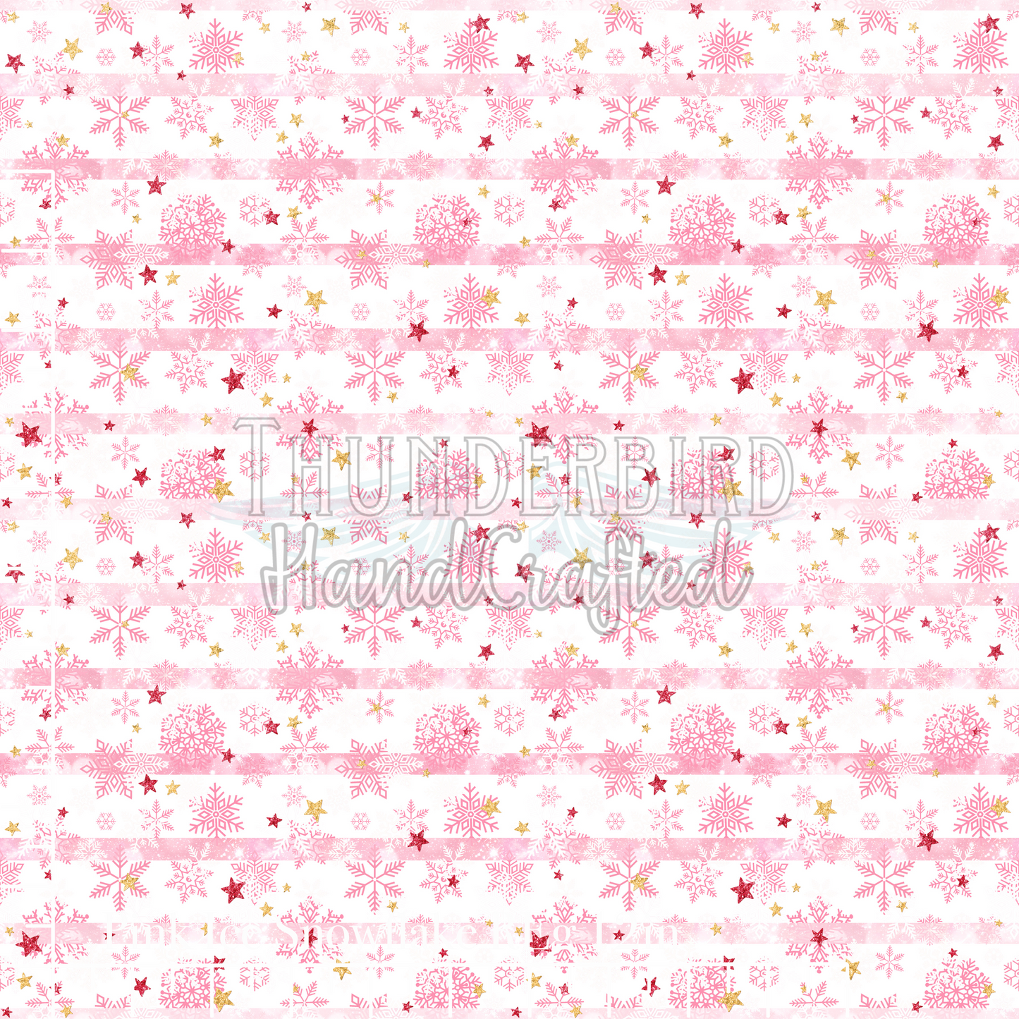 Pink Ice Snowflakes Reg 12in - Nov 2025 DNFK