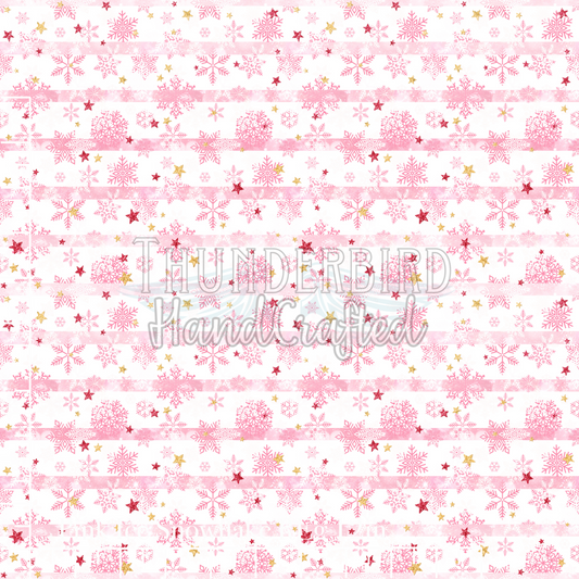 Pink Ice Snowflakes Reg 12in - Nov 2025 DNFK