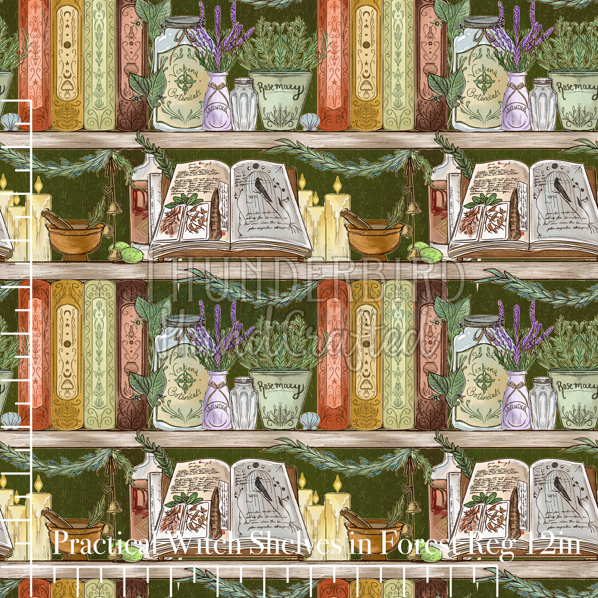 Practical Witches Shelf in Forest Reg 12in - Kona RETAIL