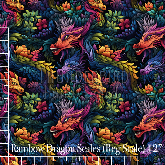 Rainbow Dragon Scales (Reg) - Fat Quarter