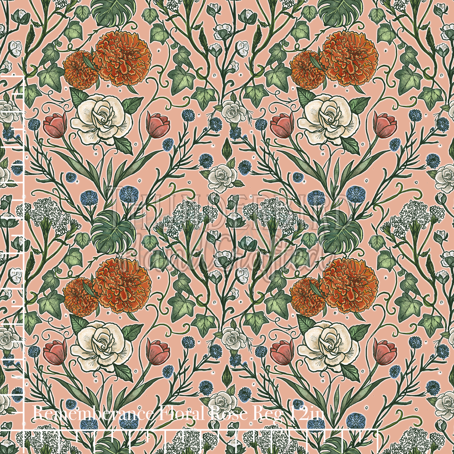 Remembrance Floral (Rose) Reg 12in EXCLUSIVE - PREORDER