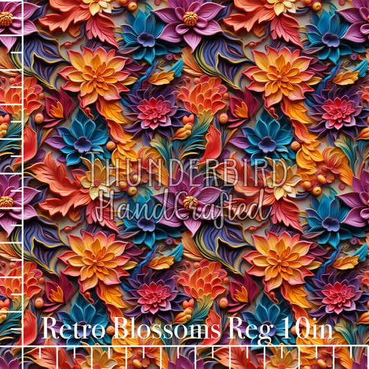 Retro Blossoms (Reg 10in)