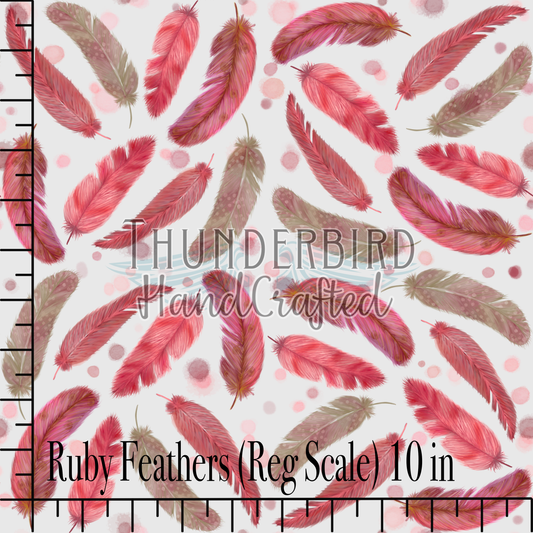Ruby Feathers by Genavieve