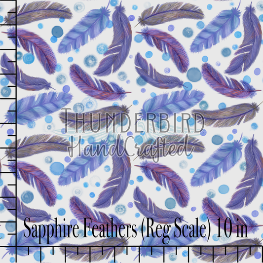 Sapphire Feathers by Genavieve
