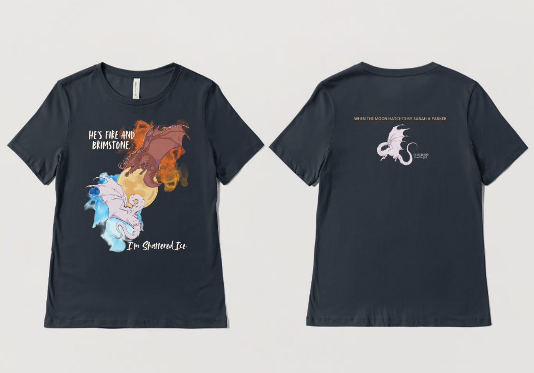 "He's Fire & Brimstone. I'm Shattered Ice." Tee - When the Moon Hatched Licensed