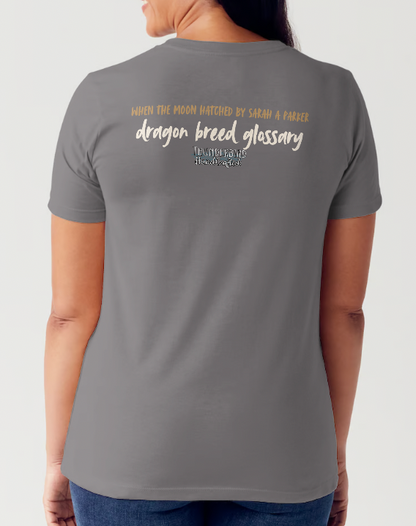Dragon Breed Glossary Tee - When the Moon Hatched Licensed