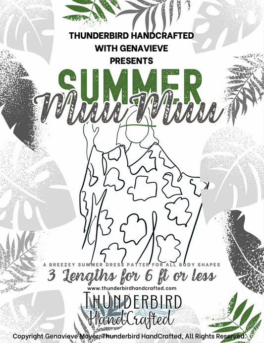 Summer MuuMuu Dress Digital Pattern