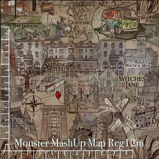 Monster MashUp Map Reg 12in EXCLUSIVE