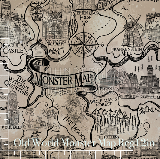 Old World Monster Map Reg 12 in - EXCLUSIVE