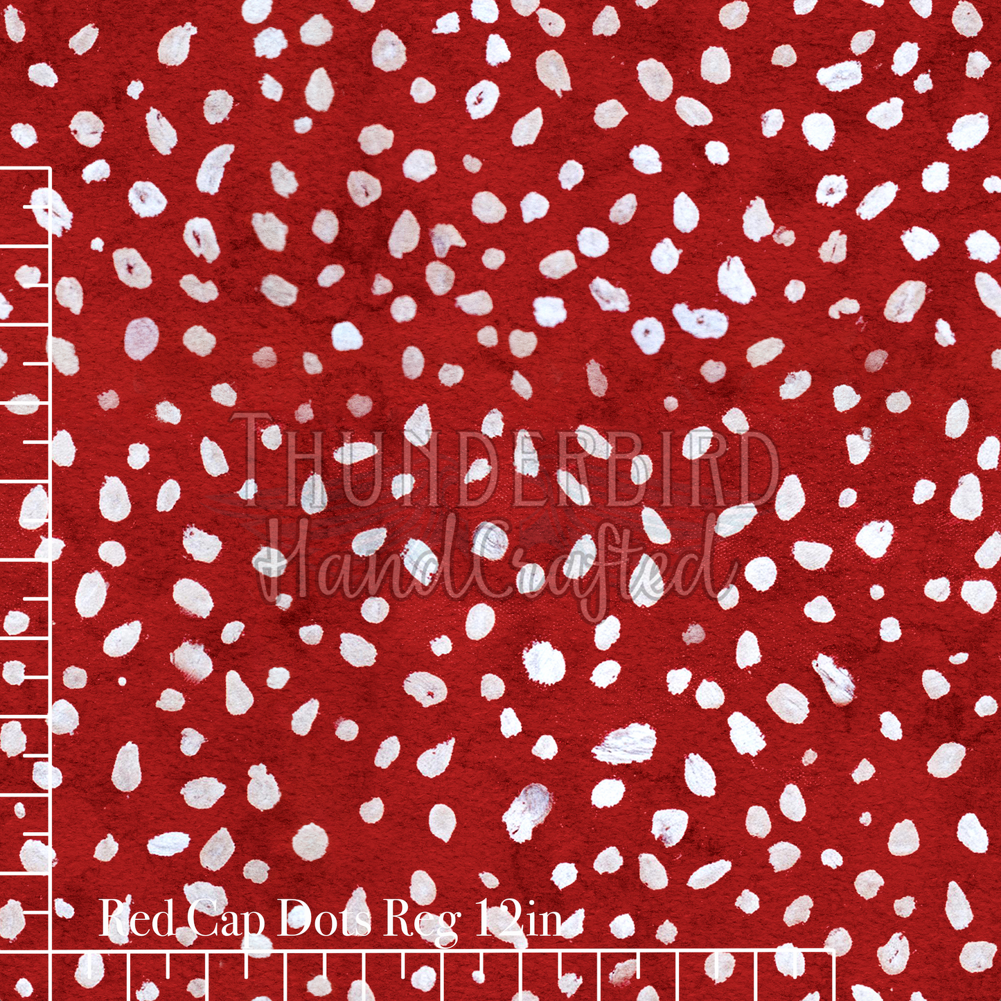 Redcap Dots Reg 12in - PREORDER