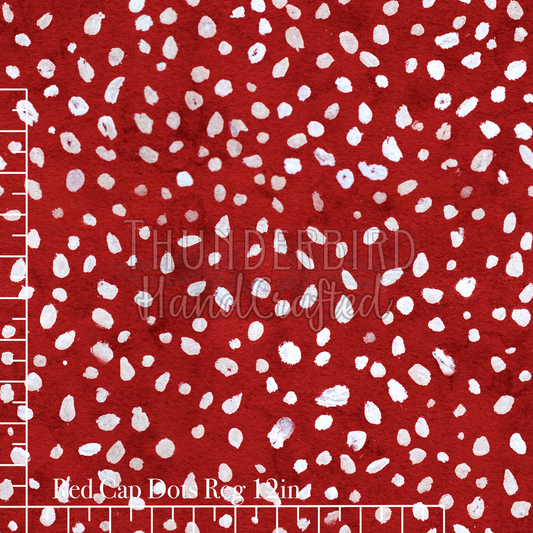 Redcap Dots Reg 12in - PREORDER