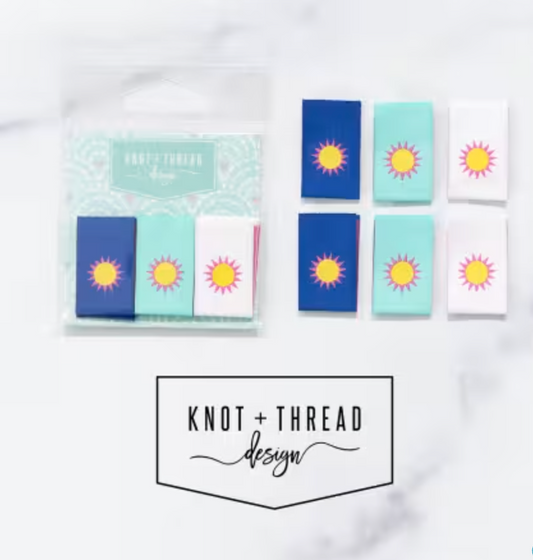 Knot & Thread Sunshine Folded Woven Label