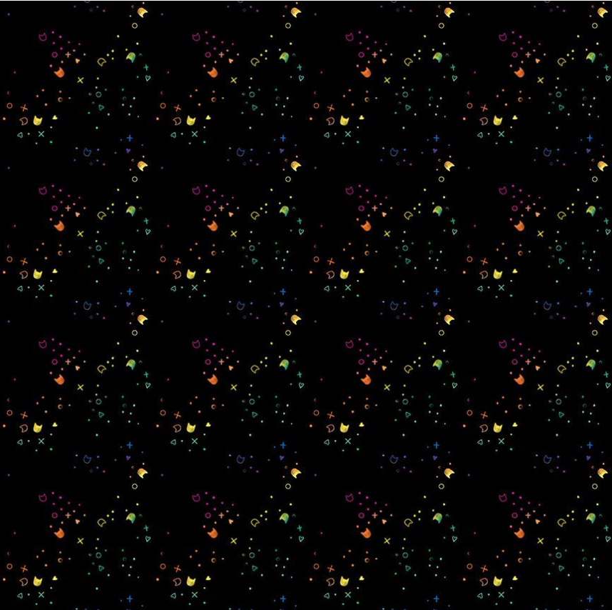 Kitty Litter by Pammie Jane - 1yd Cotton Cuts