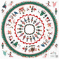 #19 Nutcracker Ice-Dyed Snowflake Tree Skirt Kit (Cotton Lawn)- Pattern Included from Sew a Story