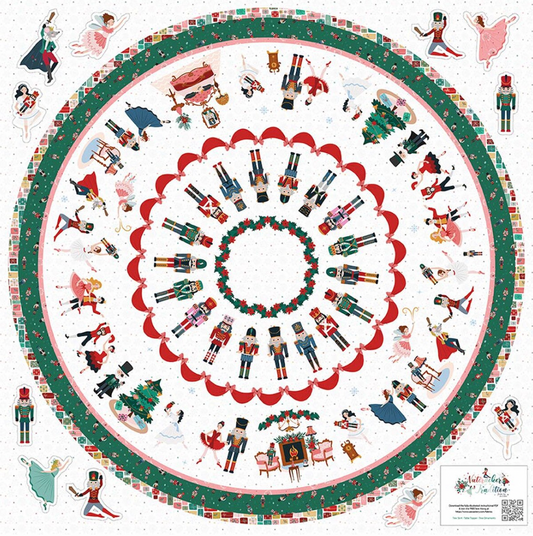 Nutcracker Collection Tree Skirt Panel by Sew A Story