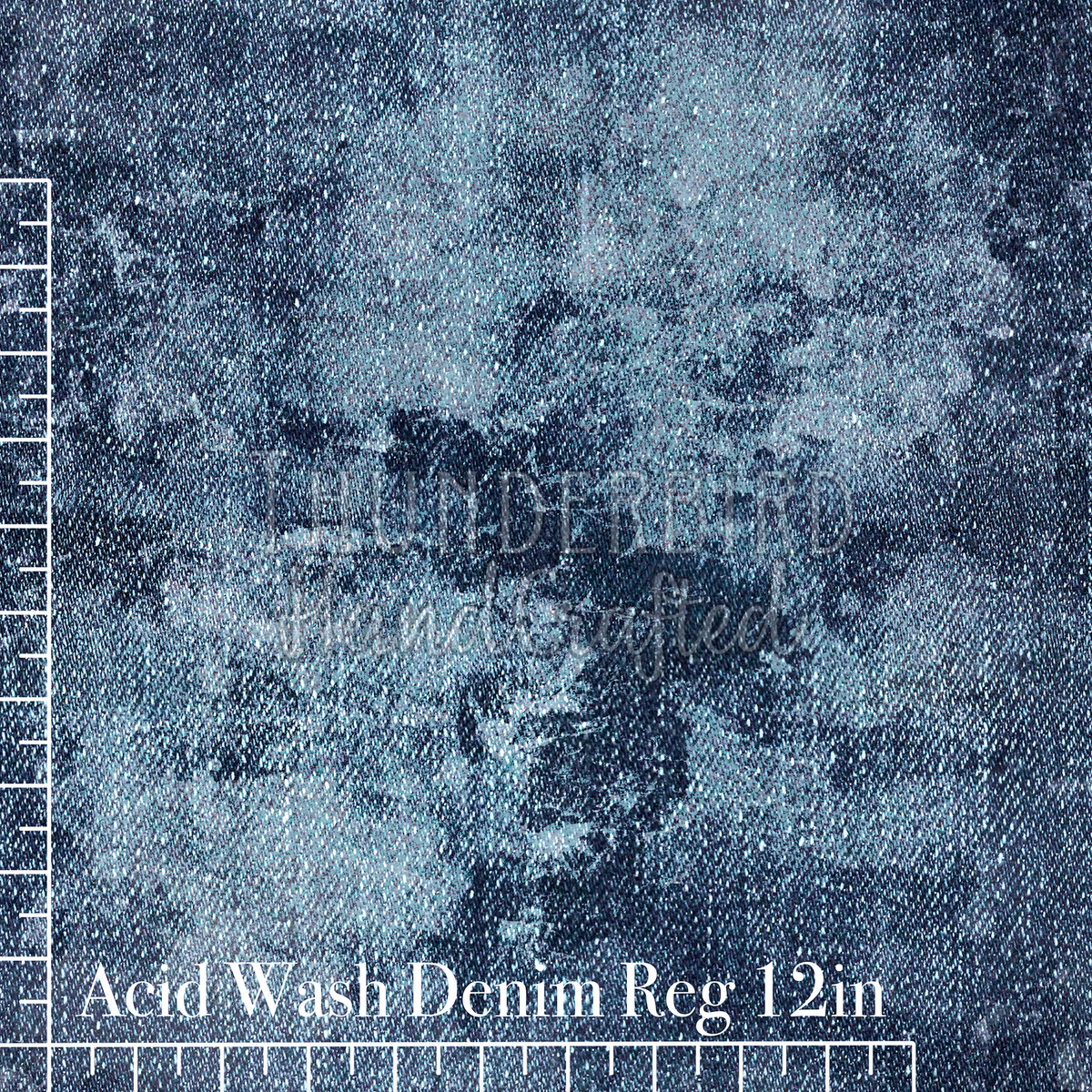Acid Washed Denim Reg 12in - PREORDER