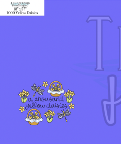 1000 Yellow Daisies - Project Panel - PREORDER