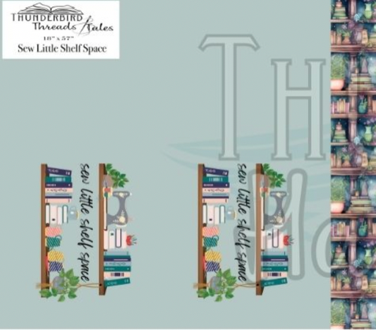 Sew Little Shelf Space - Book Lovers Panel