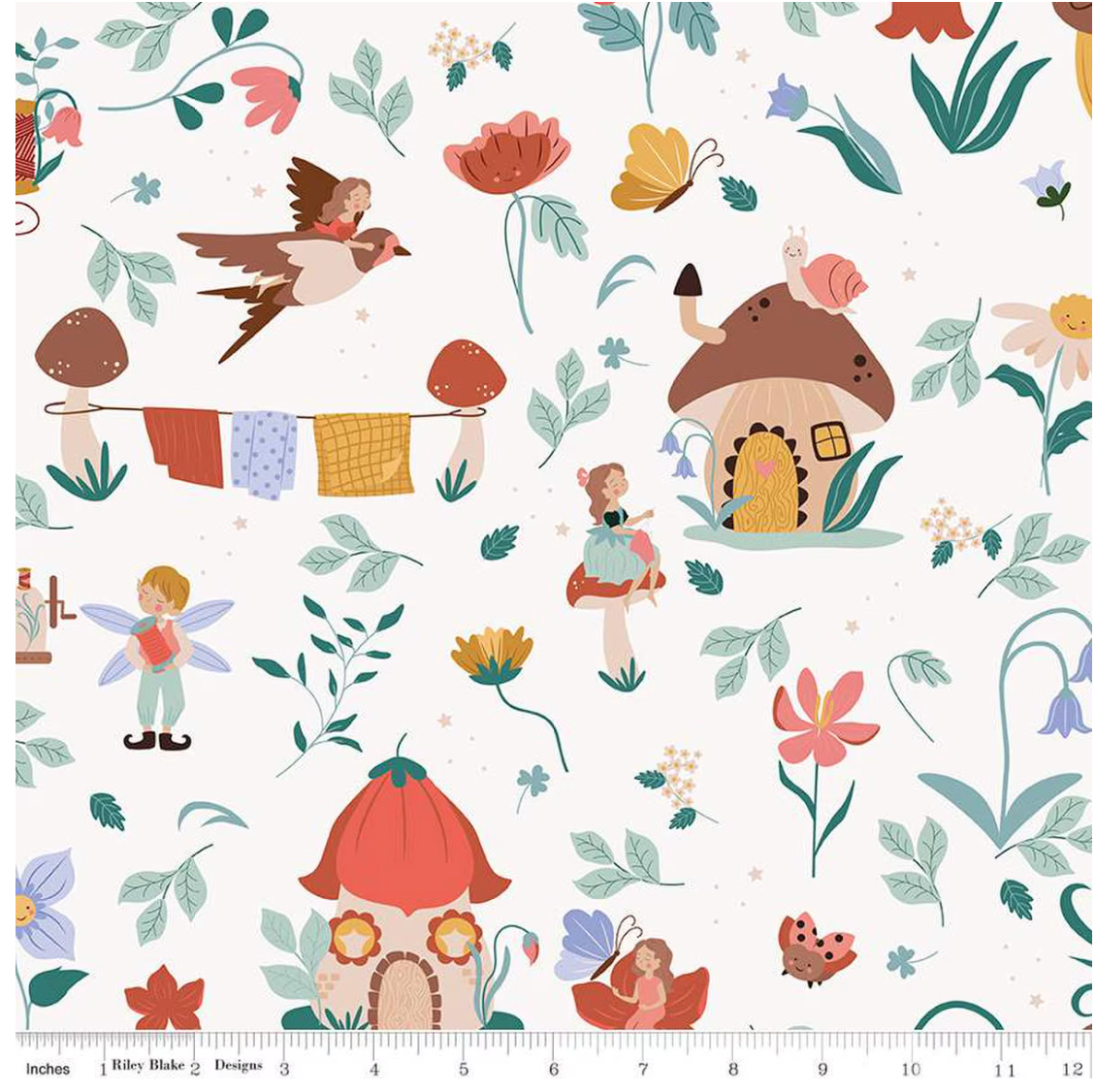 Thimbelina Collection by Jennifer Long - 1yd Cotton Cuts