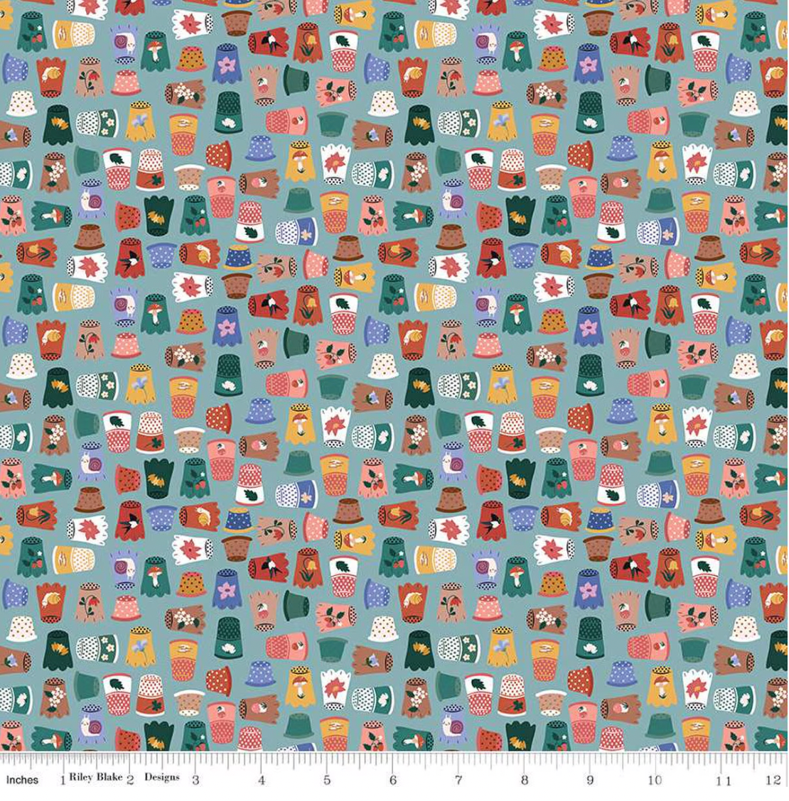 Thimbelina Collection by Jennifer Long - 1yd Cotton Cuts