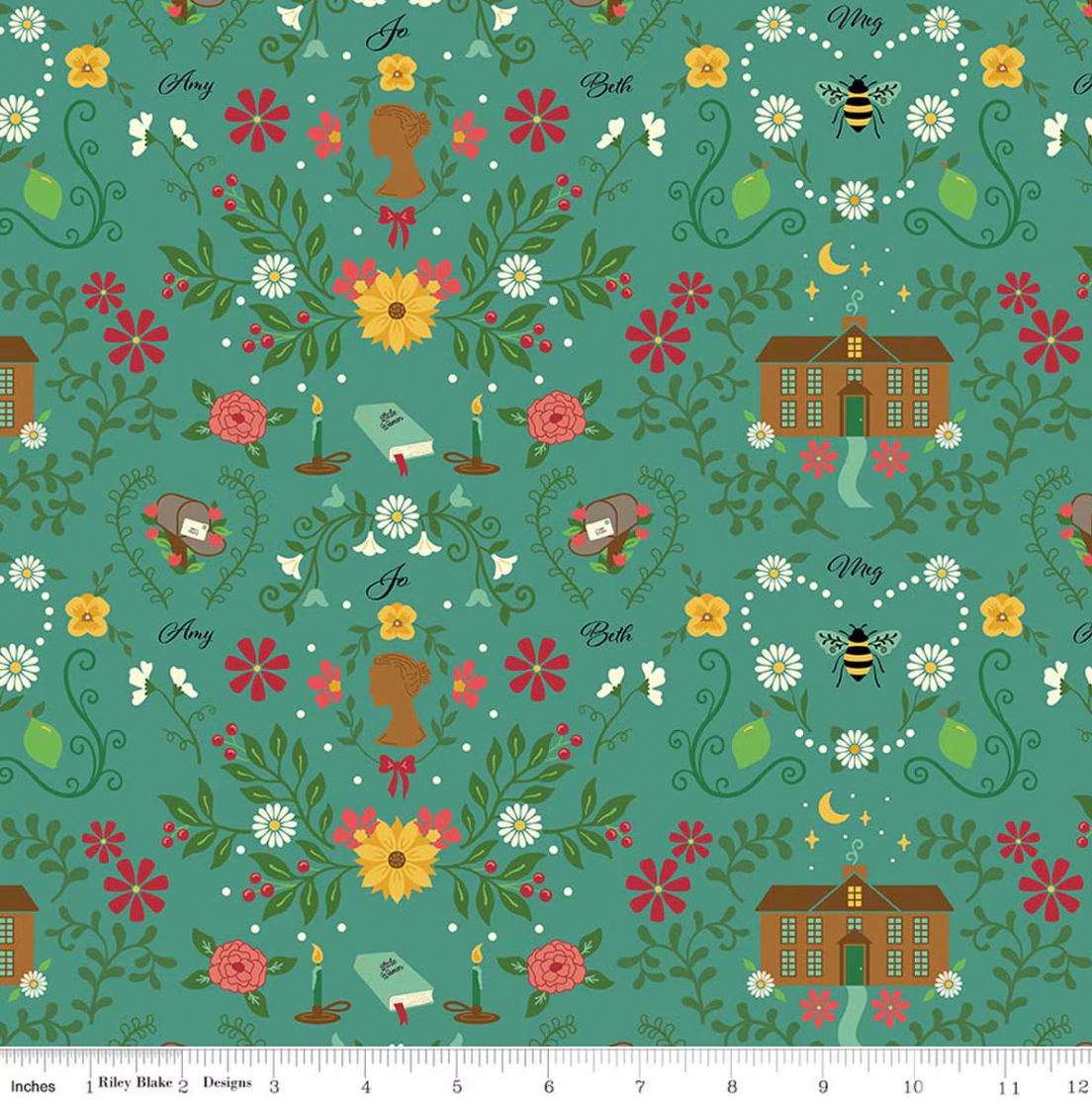 Orchard House (aka Little Women) by Heather Peterson - 1yd Cotton Cuts