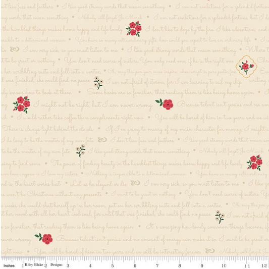 Orchard House (aka Little Women) by Heather Peterson - 1yd Cotton Cuts