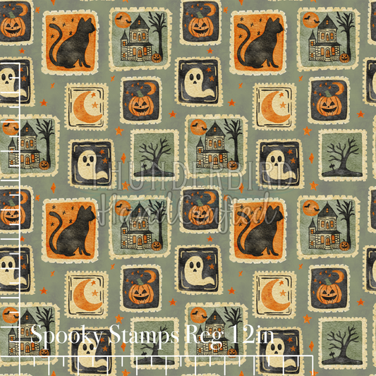 Spooky Stamps Reg 12in