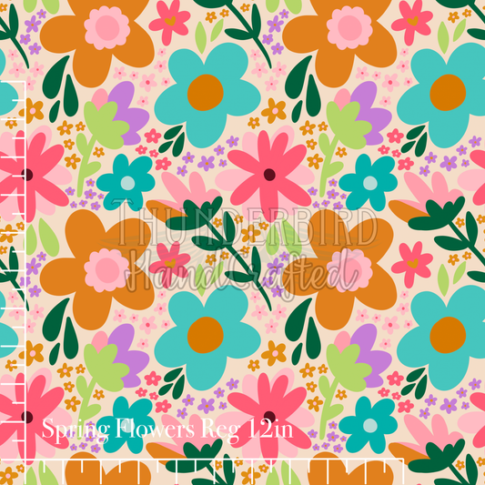 Spring Flowers Reg 12in - PREORDER
