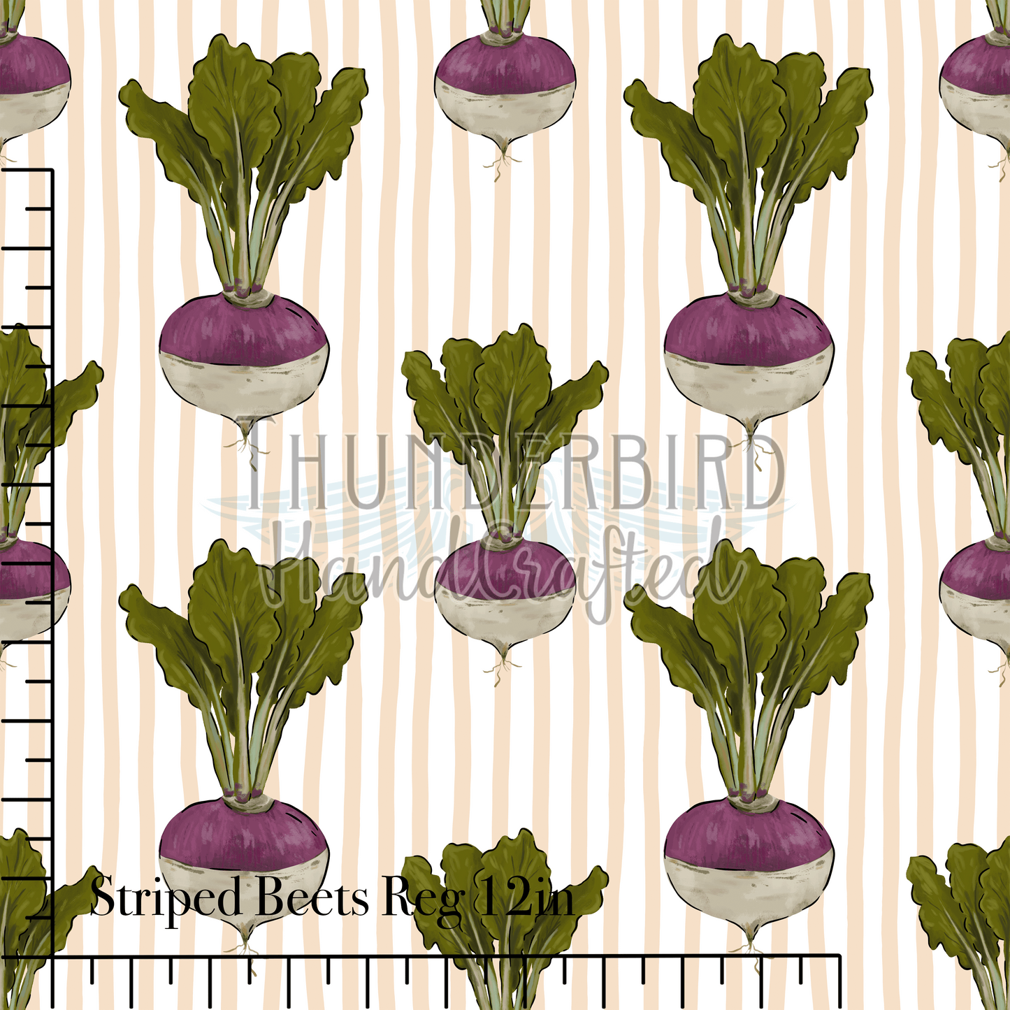 Striped Beets 12in - PREORDER