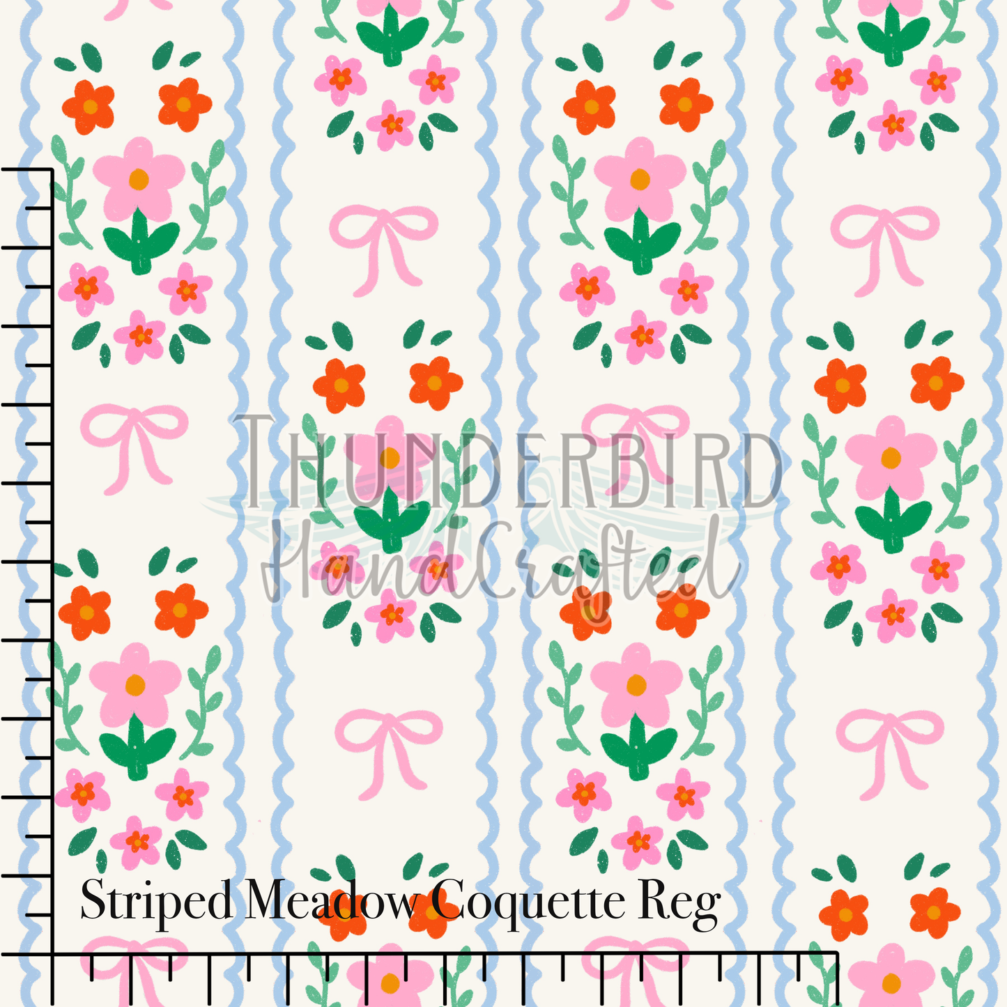 Striped Meadow Coquette Reg 12in - PREORDER
