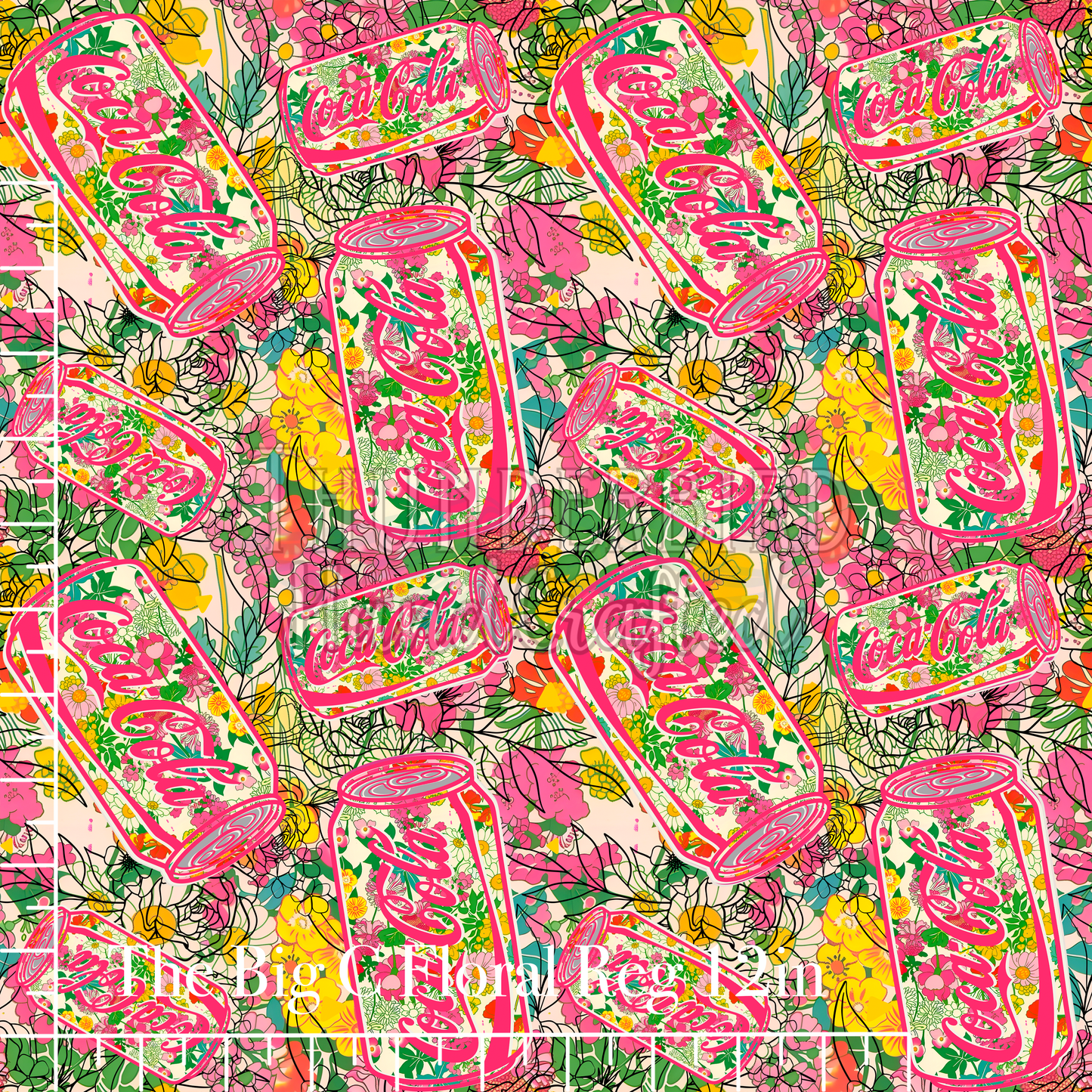 The Big C Floral Reg 12in