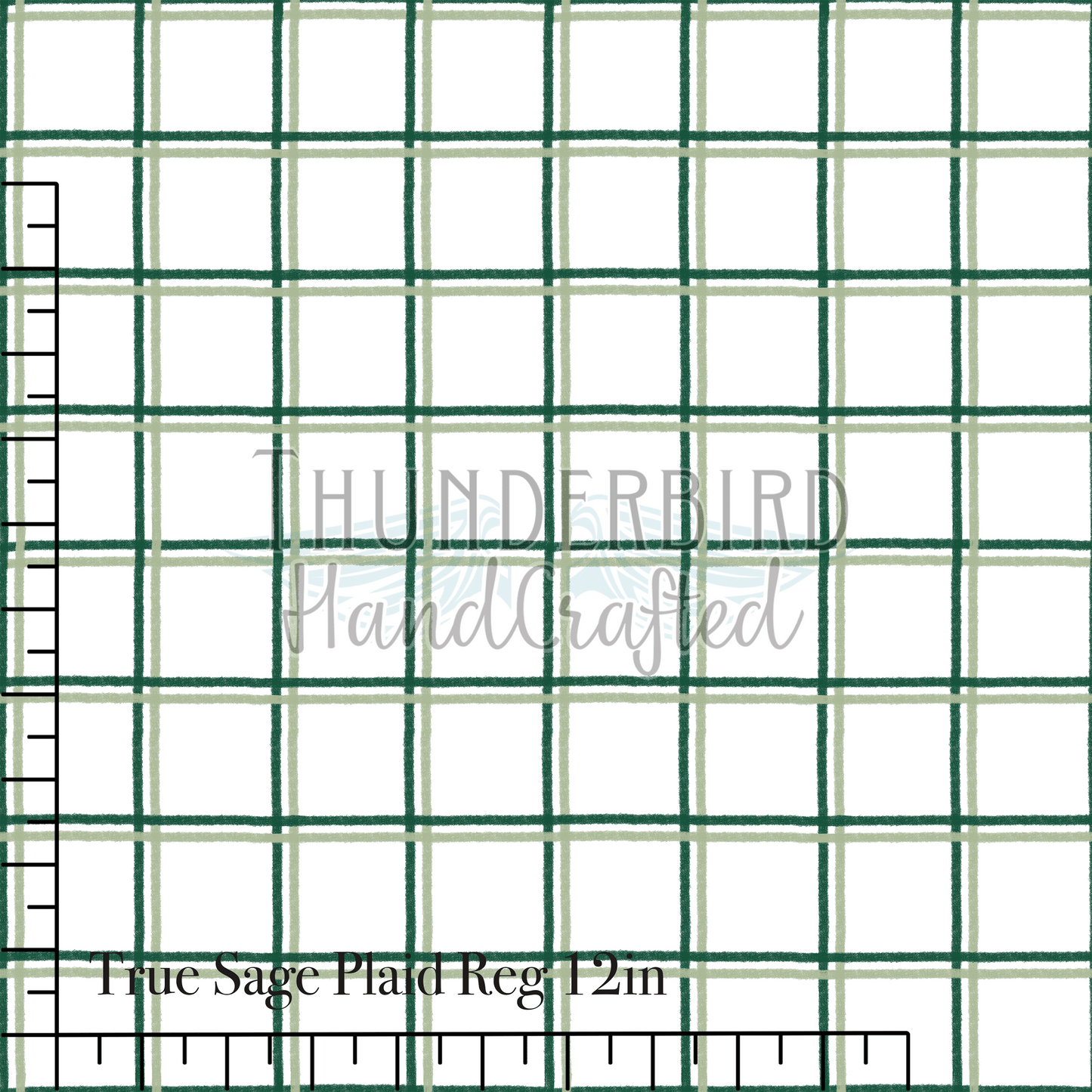 True Sage Plaid 12in - PREORDER